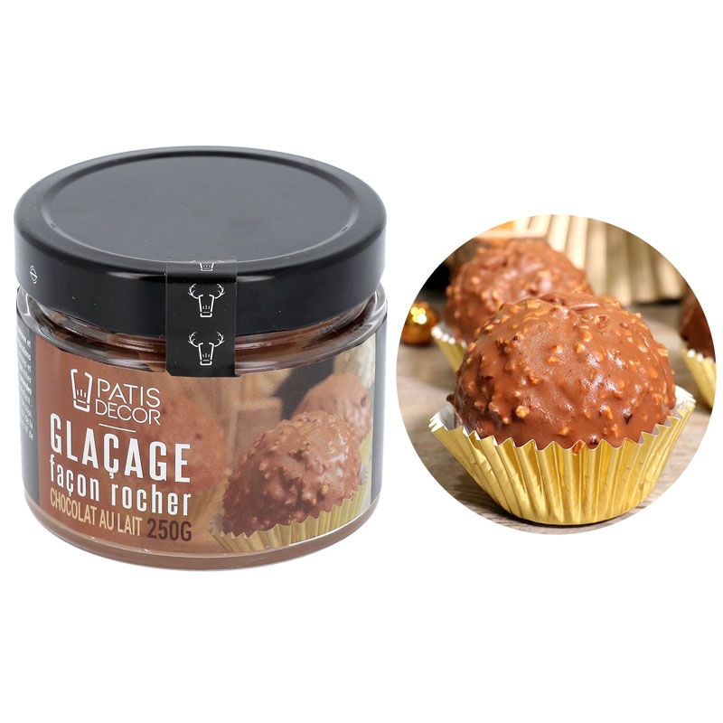 PATISDECOR GLACAGE FACON ROCHER CHOCOLAT AU LAIT 250G