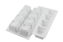 SILIKOMART - MOULE SILICONE - 4 KUADRO 60X60H50MM