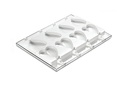 SILIKOMART GEL03 MOULE 8 FRISCOS COEUR  96ML + 50 BATONS