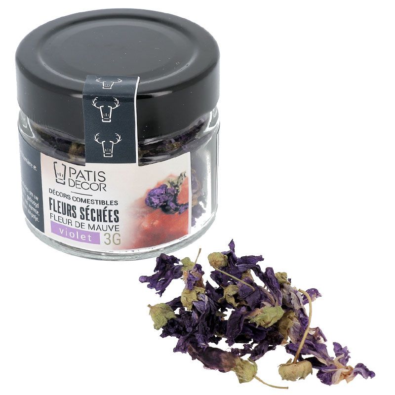 DRIED FLOWERS PURPLE ROSEBUDS 3G