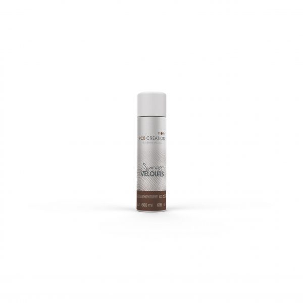 074339 PCB SPRAY VELOURS CHOCOLAT NOIR  500 ML ***S/CD***