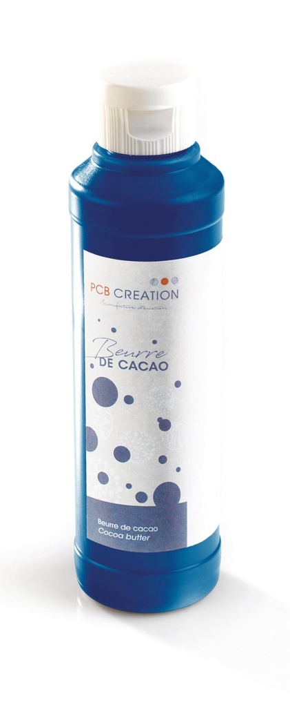 PCB Gekleurde cacaoboter Bosbessenblauw 200 g ***s/cd***