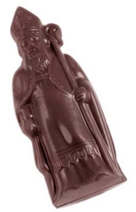 MOULE À CHOCOLAT SAINT NICOLAS 84MM CW1448 1X6 -- 16GR *275X135MM