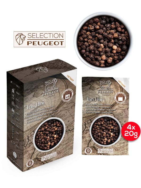 PEUGEOT MAESTRO TAN HOI PEPPER VIETNAM BLACK 4X20GR