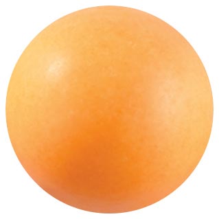 *FF*050243 PCB BOULES CB DRAGÉIFIÉES ORANGE Ø 2,6 CM 63PCES ***S/CD***