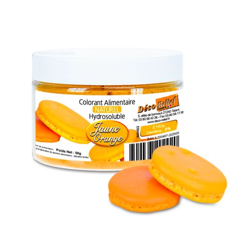 NATUURLIJKE GEEL ORANJE KLEURSTOF NAH02 50GR