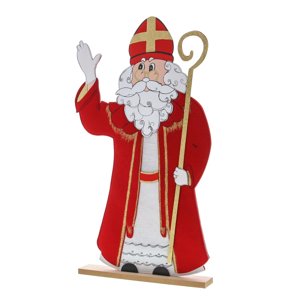 *FF* VINTAGE SAINT NICOLAS DEBOUT H70CM