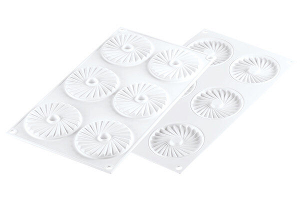 MOULE SILIKOMART PLISSE 23 Ø 75MM H 7 MM VOL 23ML