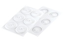 MOULE SILIKOMART PLISSE 23 Ø 75MM H 7 MM VOL 23ML