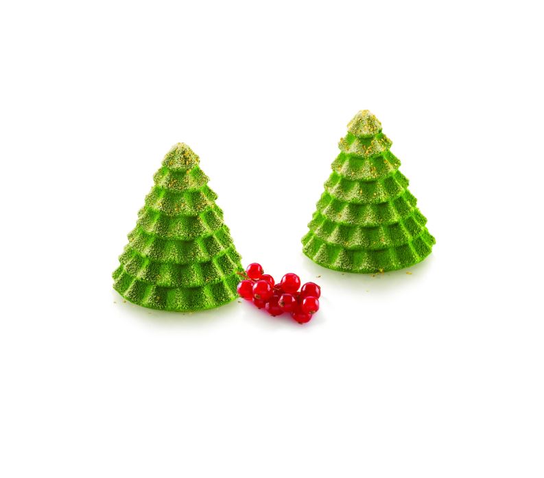 SILIKOMART MOULE SILICONE SAPIN MAGIQUE 6EMP Ø6,7CM H7,4CM VOL 85ML