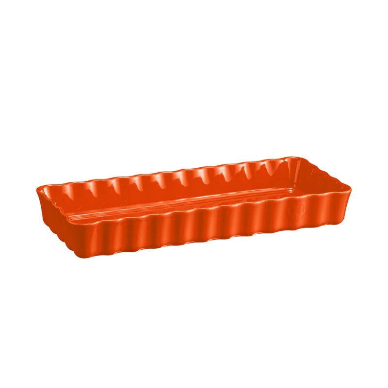 EMILE HENRY MOULE TARTE CANNELE TOSCANE 36XH15CM ORANGE