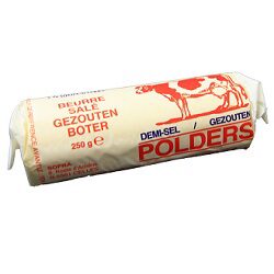 SALTED BUTTER ROLL 250GR POLDERS