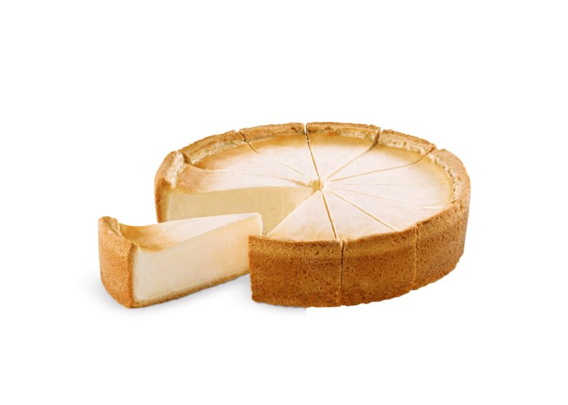 ❄️B & B 60067 CHEESECAKE PIE VOORGESNEDEN 12 PLAKKEN GEBAKKEN 2,4 KG