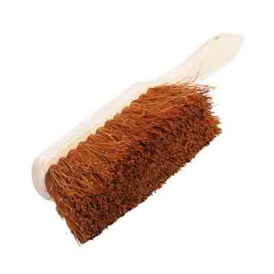 HANDBORSTEL TYPE PURE KOKOSNOOT BESTROOIING OP HOUT