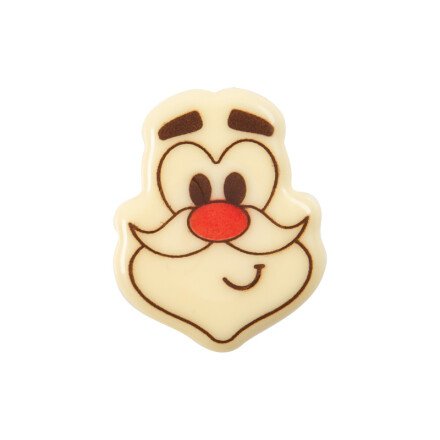 2036736 SINT-NIKLAAS CHOCOLADE GEZICHTS PLAAT 38X30MM 72 STUKS