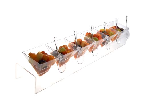 VERRINE CONE 60ML 5.8 X 6.5 CM 20 PCES
