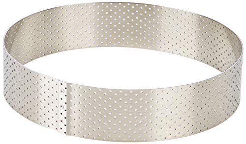 DE BUYER PERFORATED STAINLESS STEEL CIRCLE 15.5 X H3.5CM