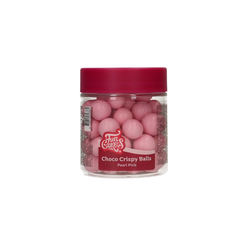 FUNCAKES BOULES CHOCO CROUSTILLANTES ROSE 130GR