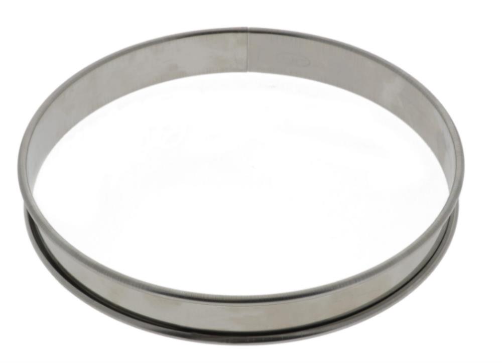 STAINLESS STEEL CRUST CIRCLE DIAM 8XH2.7CM