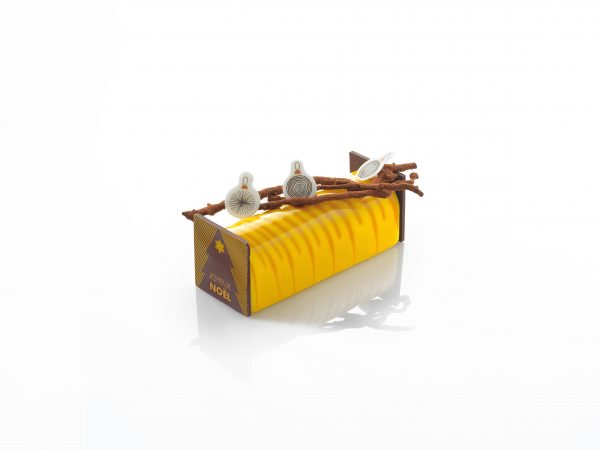 045841 PCB MOULES MINI BÛCHE GOUTTIÈRE DIM INT. 54X3,8 CM – H 3,8 CM 10PCES ***S/CD***