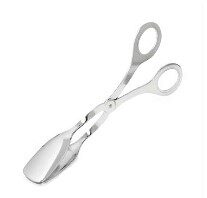18CM STAINLESS STEEL CAKE SCISSORS AND TONGS