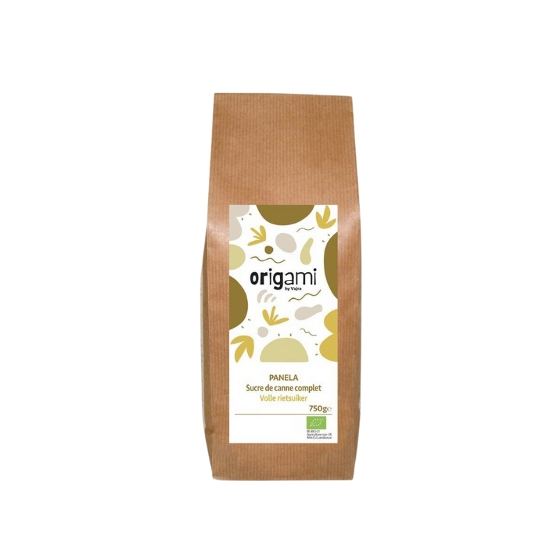 ORIGAMI PANELA BIOLOGISCHE VOLKOREN RIETSUIKER 750GR