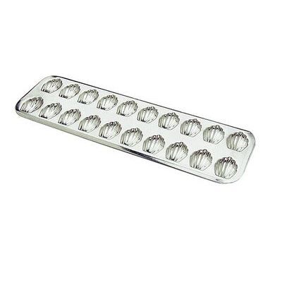 GOBEL PLAQUE 20 MADELEINES 4,2CM FER BLANC