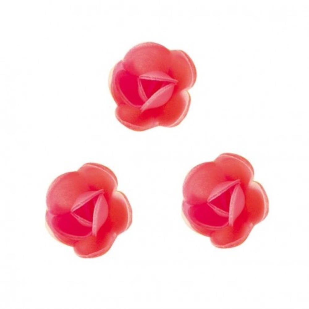 RM04 MINI ROOS 30MM KARMIJNROZE 72 STUKS