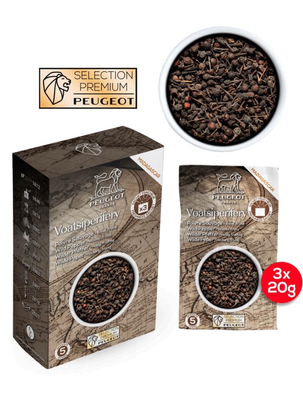 PEUGEOT MAESTRO POIVRE SAUVAGE MADAGASCAR 3X20G