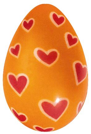 061200 PCB TRADITIONELE CB HALVE-SCHAAL EIEREN 4 ONTWERPEN 3,4X2,3 CM 630 STUKS ***S/CD***