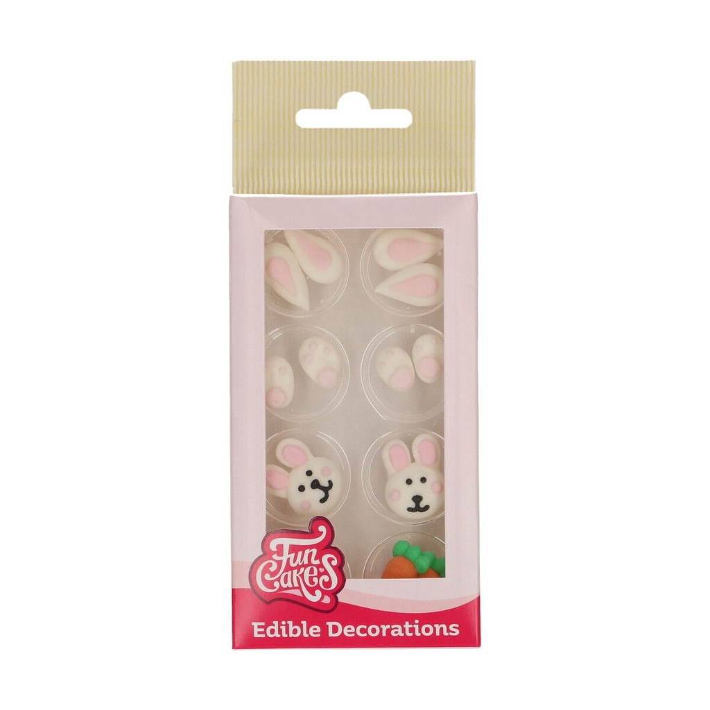 FUNCAKES LAPIN ET CAROTTE PAQUES EN SUCRE 14 PCES
