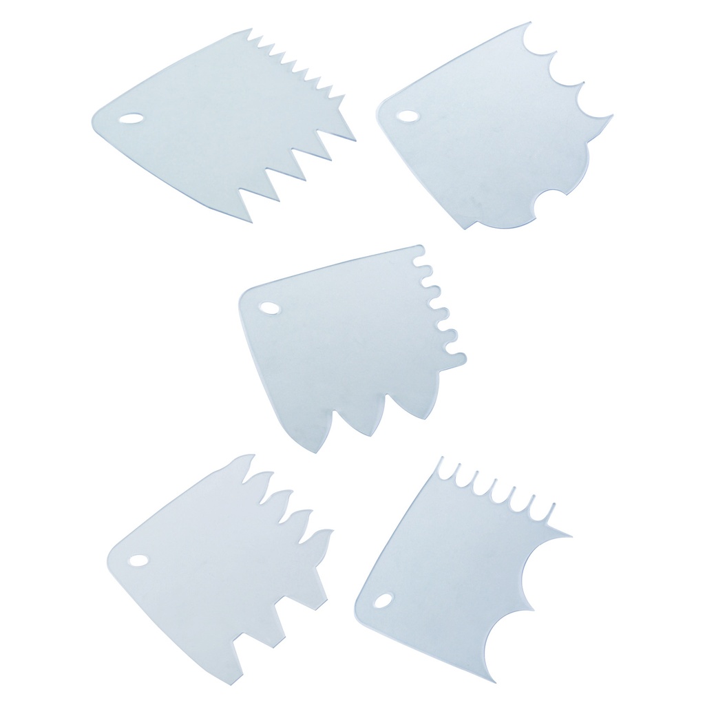 KIT 5 SCRAPERS DECORATION POUR GLACE