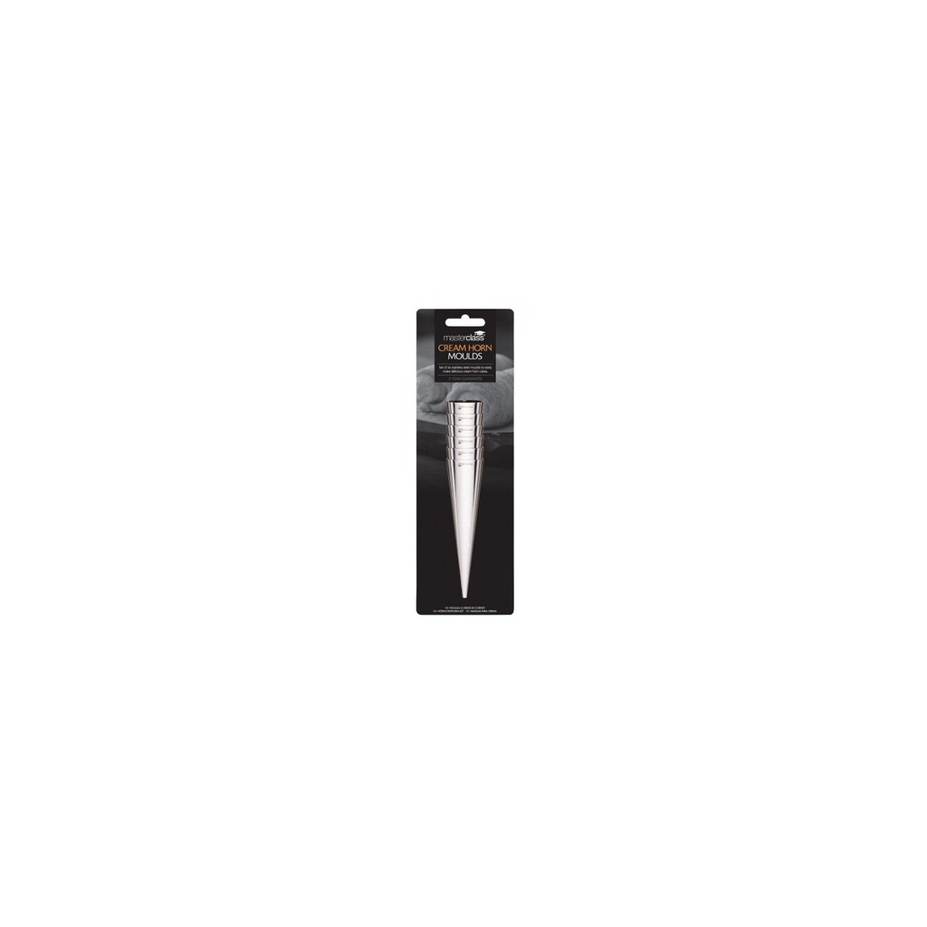 IBILI SET 6 STAINLESS STEEL CREAM CONES 11X3.55CM HOUSEHOLD