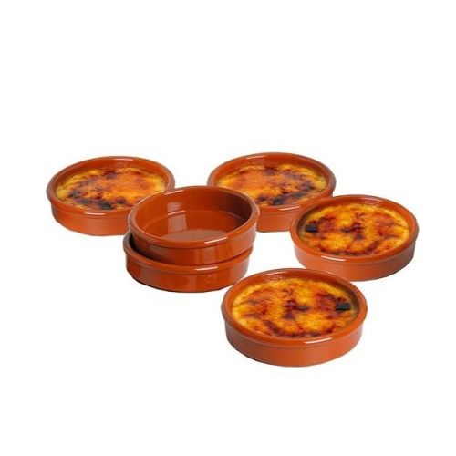 RAMEQUIN PLAT BRUN TERRA COTTA STANDARD 10CM