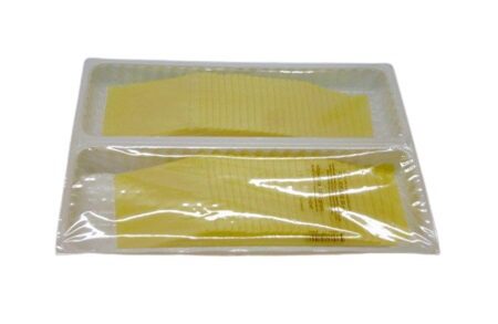 SLICED GOUDA CHEESE **10X10** VEPO CHEESE SQUARE 1KG