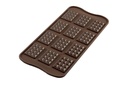 +MOULE A PRALINE EN SILICONE BRUN TABLETTE SCG11