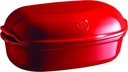 EMILE HENRY MOULE PAIN ARTISAN ROUGE 34X21.5XH15CM-3.35L