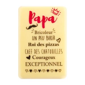 074148 PCB RECHTHOEK CB PAPA BRICOLEUR 6X4 CM 50ST ***S/CD***
