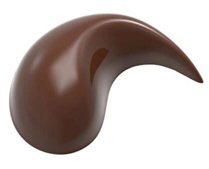 PRALINE DROP CHOCOLATE MOLD - FRANK HAASNOOT CW1904 *13.5X27.5CM * 3X7 *8GR