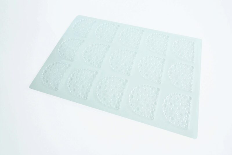 036129 PCB BLISTERS EMBOUTS COUPE 8,2X7 CM 4PCES ***S/CD***