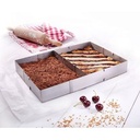 WESTMARK RECTANGULAR SHAPE STAINLESS STEEL 5CM HT EXTENS. UP TO 53X35CM
