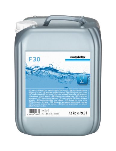 WINTERHALTER F30  DETERGENT LIQUIDE LAVE VERRE  12KG