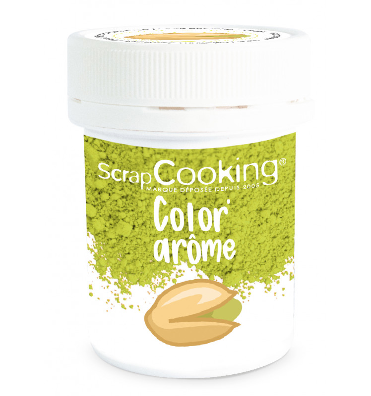 SCRAPCOOKING FOOD SMAAK KLEURSTOF GROEN/PISTACHE 10GR