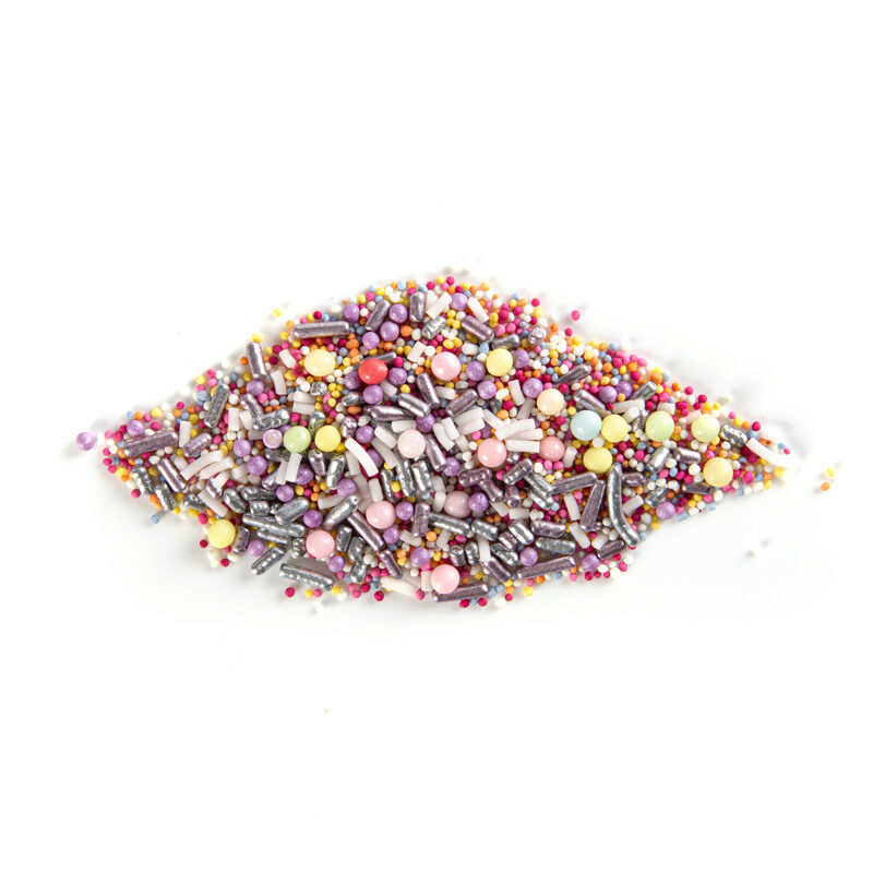 1061211 MIX DÉCORATION COULEUR PASTEL EN SUCRE  500G