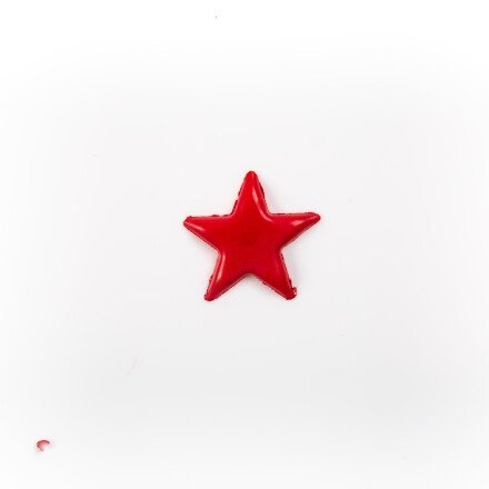 2014636 PLAQUETTE ETOILE ROUGE CHOCOLAT Ø 25MM 175 PIÈCES