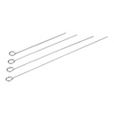 SET VAN 12 ROESTVRIJSTALEN SPIESJES 25CM