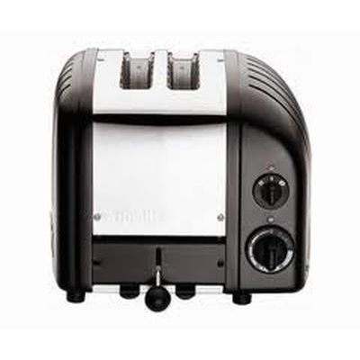 DUALIT TOASTER "CLASSIC" 2 PUNTEN MAT ZWART - 1200W