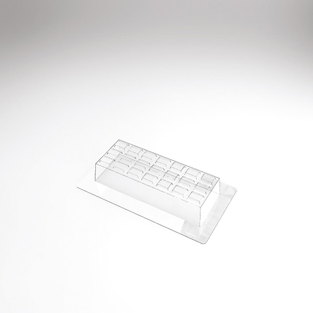 PCB Entremets Molds Tablet voor 30 p 18x17 cm D. 4 cm 30pces ***s/cd***
