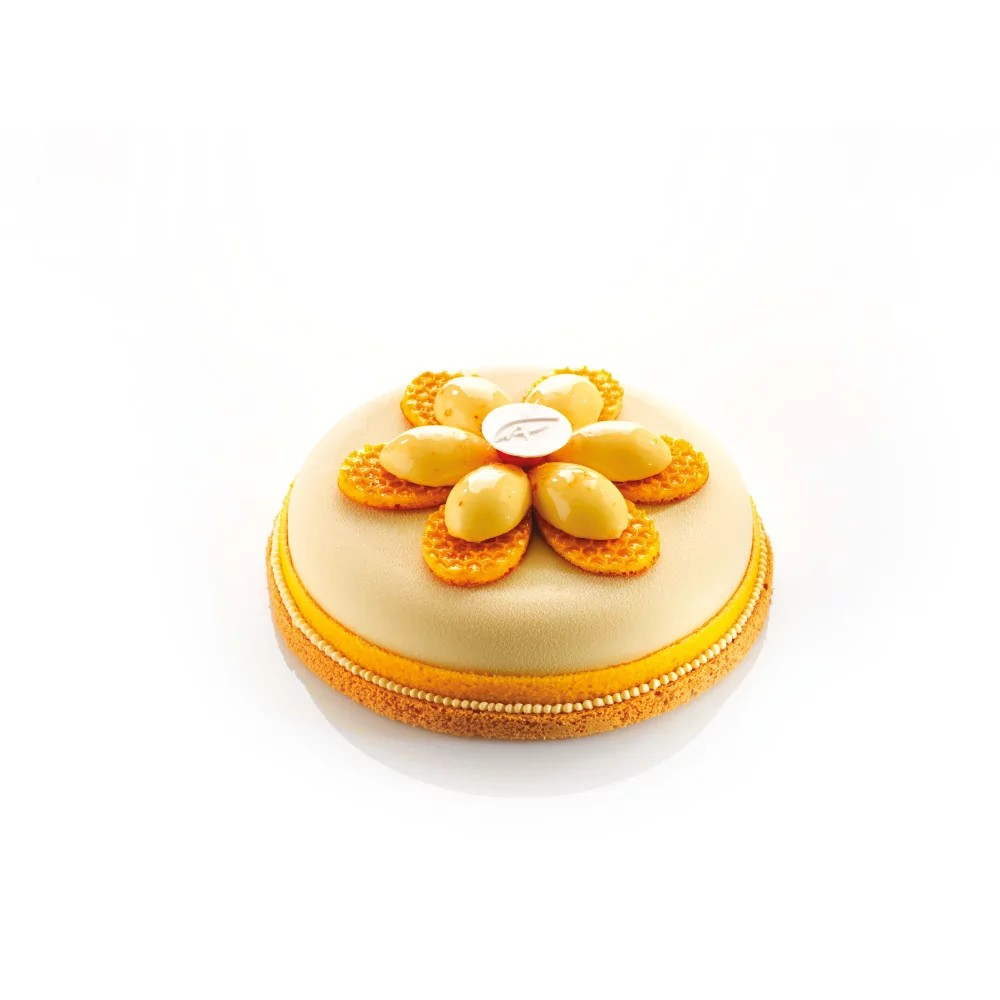 087011 PCB ROUND FLAT ROUNDED ENTREMET MOULDS PR 100 PCS Ø 16 CM D. 3 CM 100PCS ***S/CDE***