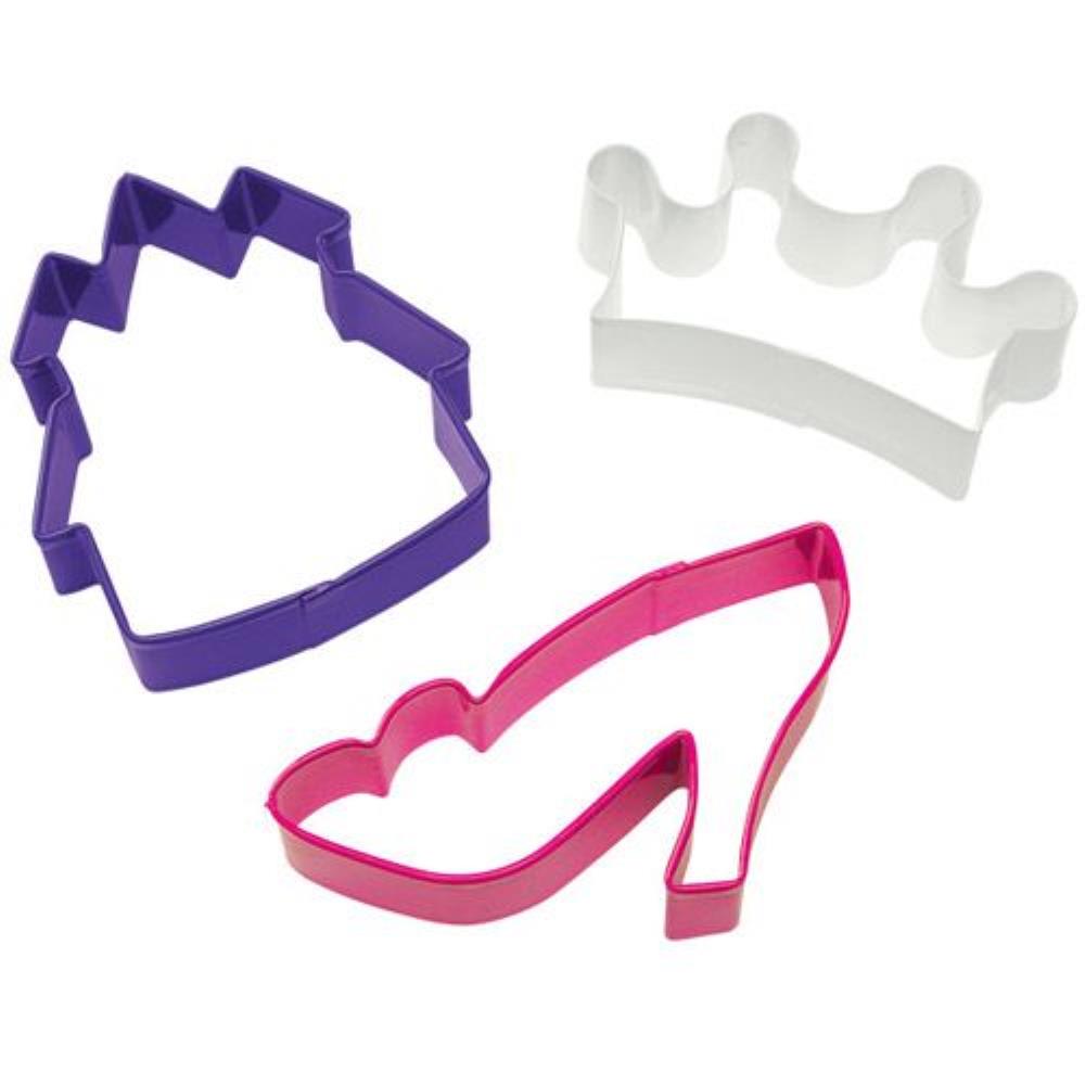 WILTON 3 EMPORTE-PCES THEME PRINCESSE